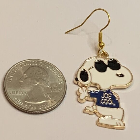 Snoopy Earring, Peanuts Earring, Snoopy Jewelry, Joe Cool Earring, Gift Idea - Picture 7 of 11